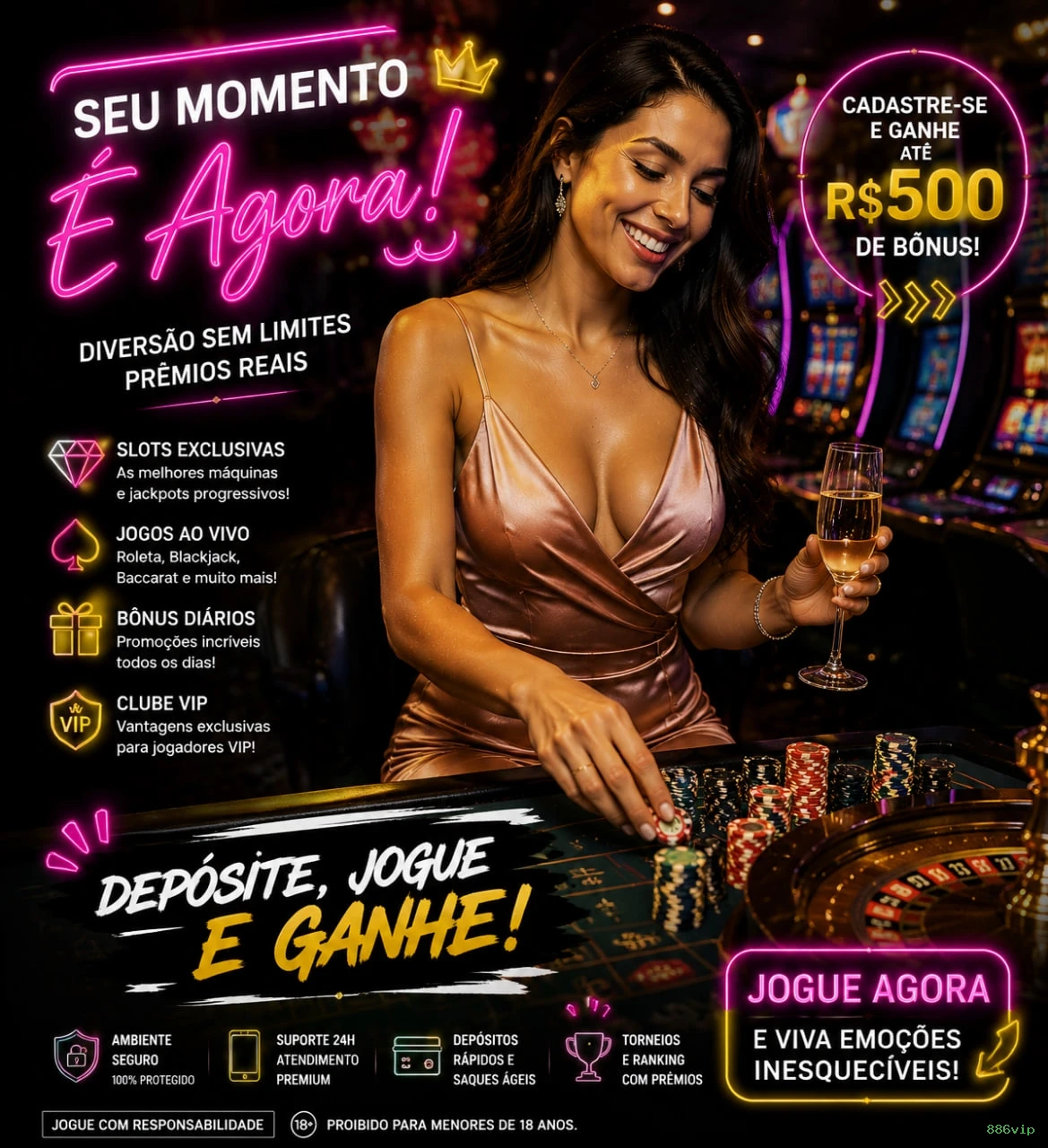 Cassino seguro no 886vip — SSL, 2FA e suporte 24/7